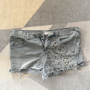 Free People Golden Hippie Shorts